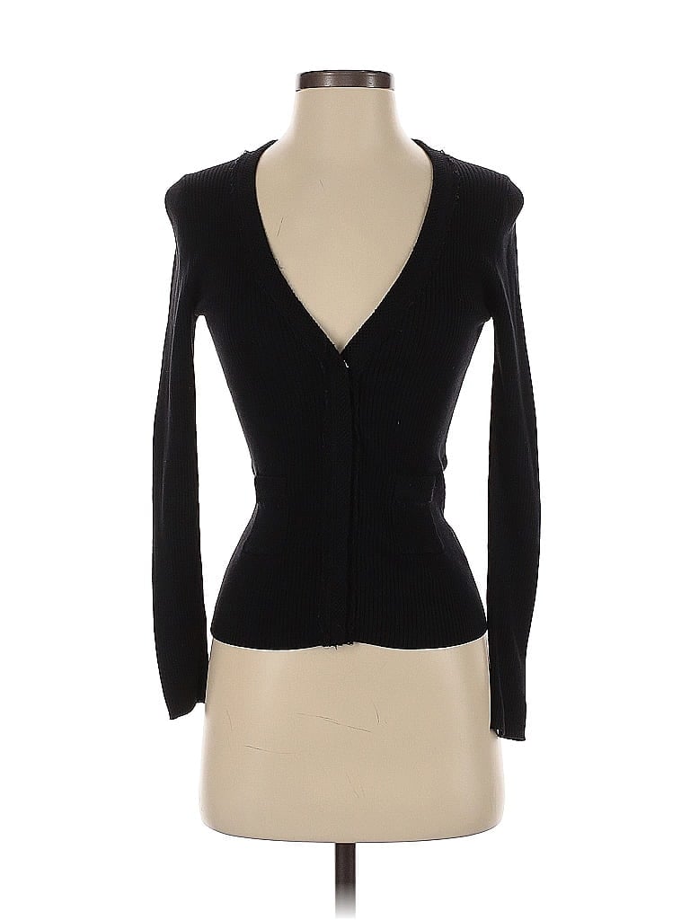 Pre-owned Paule Ka Cardigan Sweater In Black