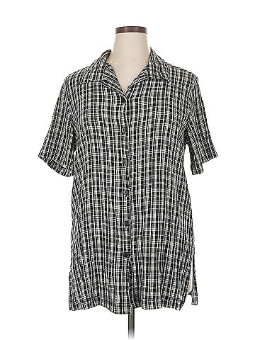New York & Company Short Sleeve Button-Down Shirt (view 1)