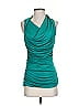Express 100% Polyester Teal Sleeveless Blouse Size S - photo 1