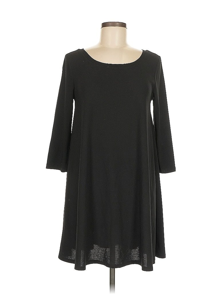 Pre-owned Leith 3/4 Sleeve T-shirt In Black