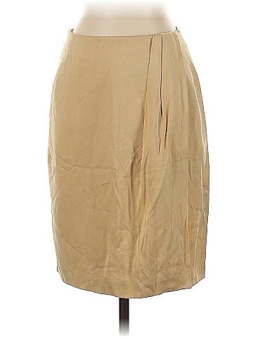 Linda Allard Ellen Tracy Silk Skirt (view 1)
