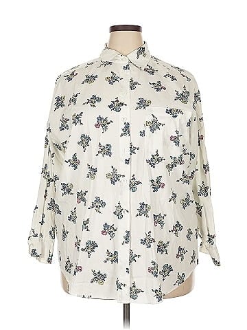 Venezia 3/4 Sleeve Button-Down Shirt (view 1)