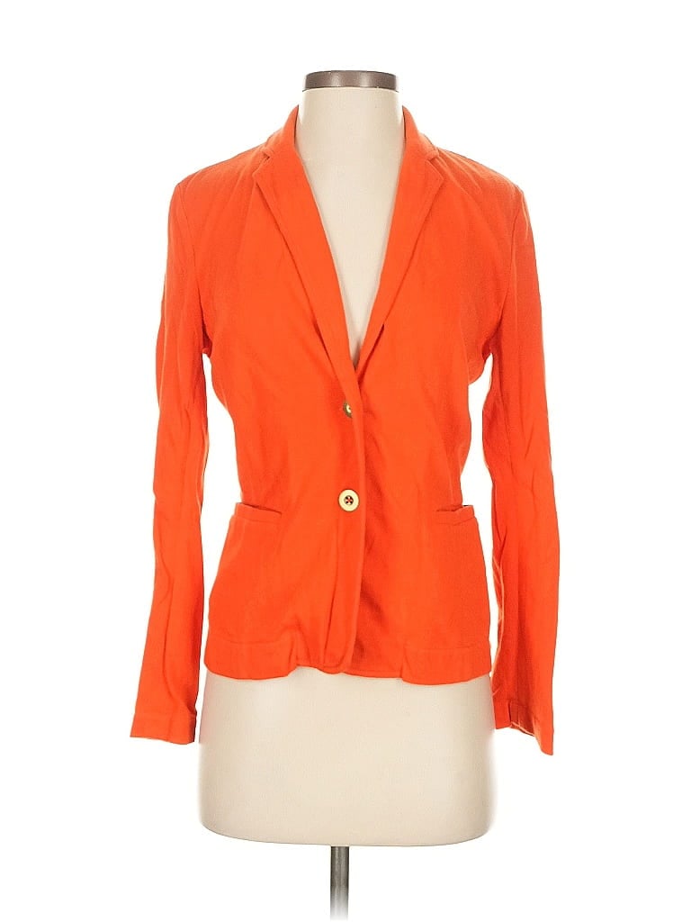 Pre-owned J.crew Factory Store Blazer Jacket In Orange