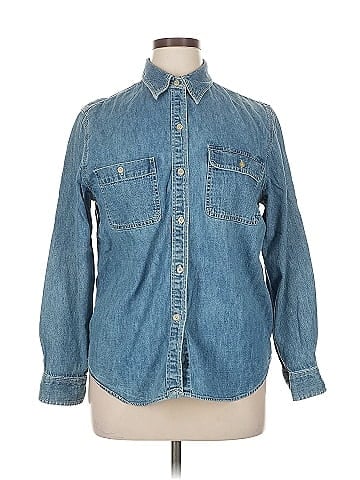 Lauren Jeans Co. Long Sleeve Button-Down Shirt (view 1)