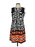 And 100% Polyester Graphic Black Casual Dress Size S - photo 1