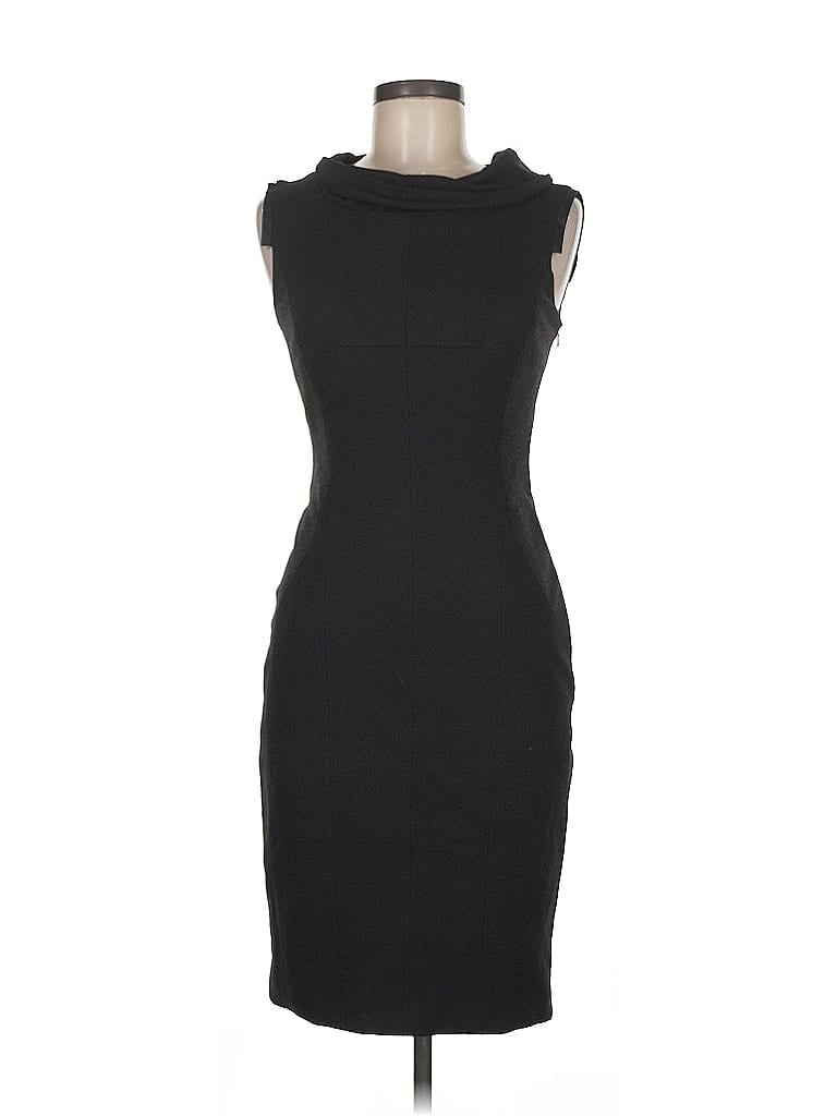Karen Millen Solid Black Cocktail Dress Size 6 - photo 1