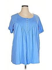 Woman Within Short Sleeve Henley