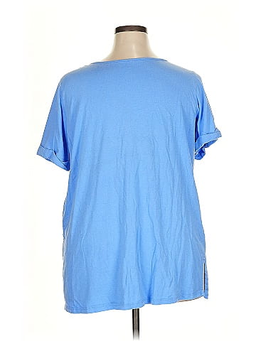 Woman Within Short Sleeve Henley (view 2)