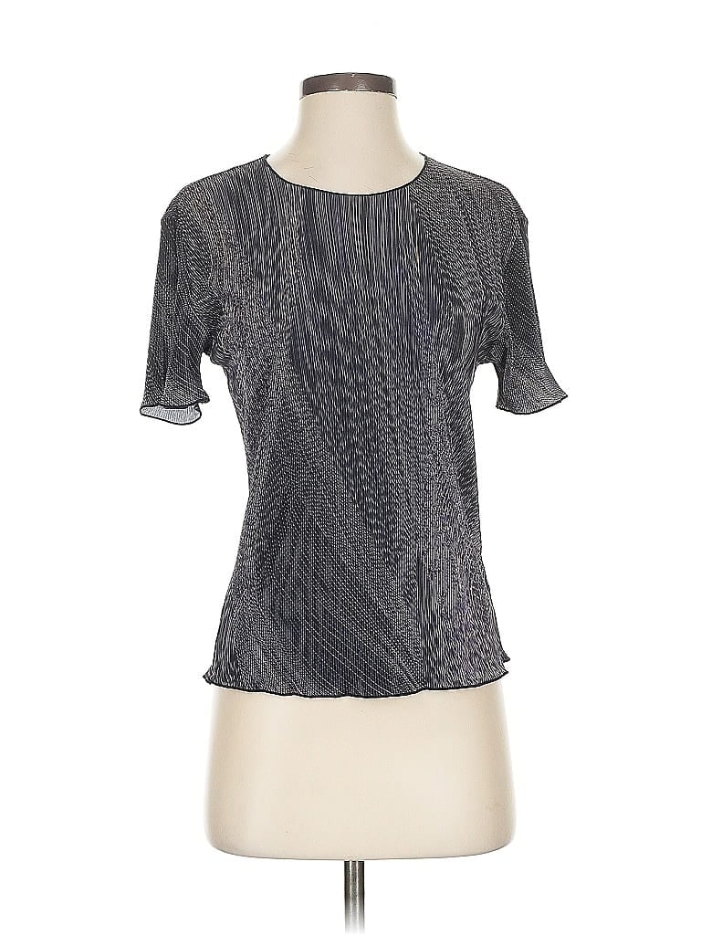 Pre-owned Kasper Short Sleeve T-shirt In Gray