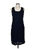 Dana Buchman 100% Wool Stars Blue Cocktail Dress Size M - photo 1