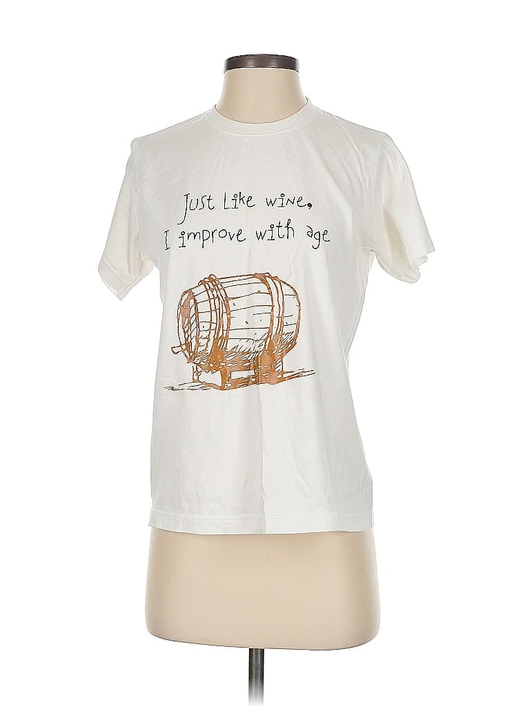 Pre-owned Assorted Brands Short Sleeve T-shirt In White