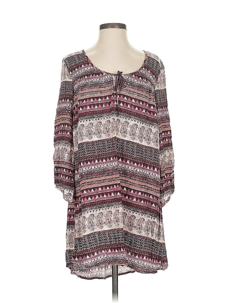 Pre-owned Billabong Casual Dress In Gray