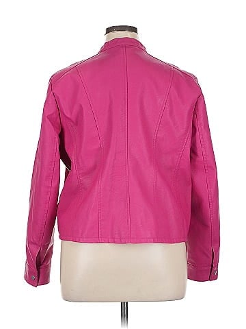 Baccini Faux Leather Jacket (view 2)
