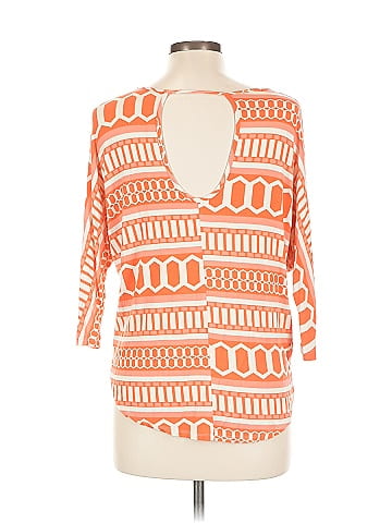 Peach Love Cream California 3/4 Sleeve Top (view 2)
