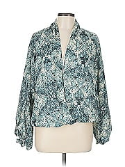 Haute Hippie 3/4 Sleeve Silk Top