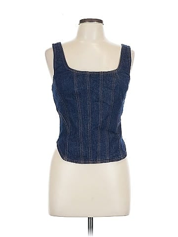 Denim Forum Sleeveless Top (view 1)