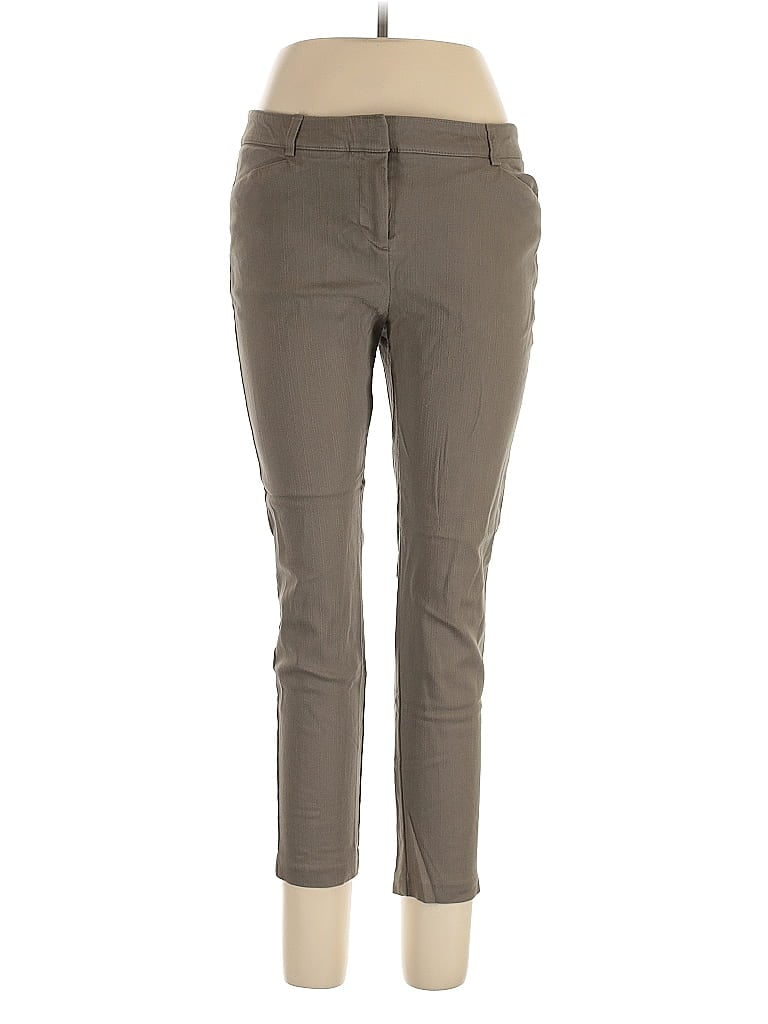 Pre-owned Van Heusen Khaki Pant In Brown