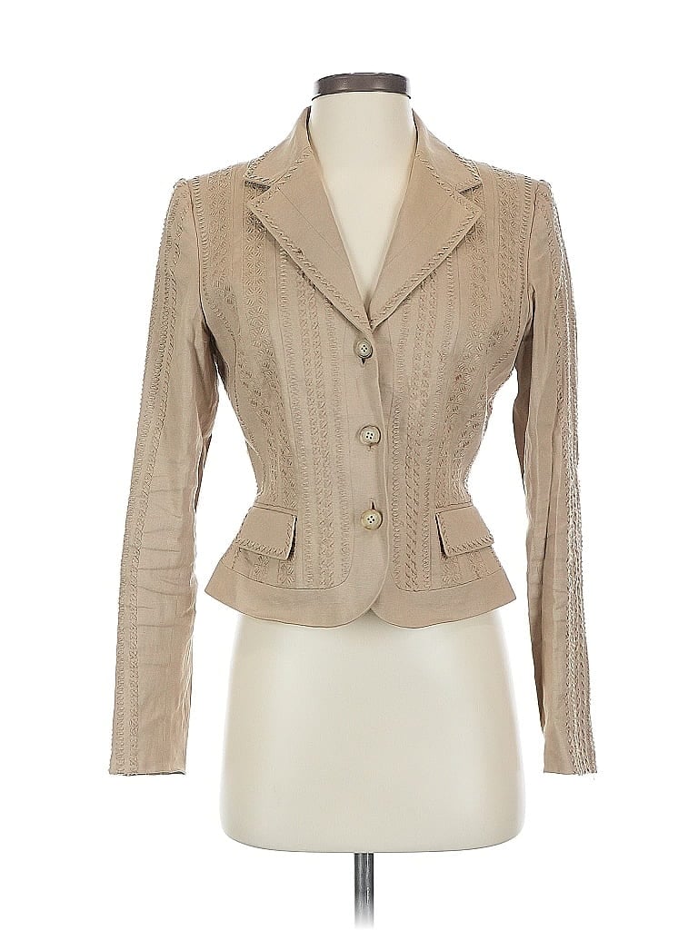 Pre-owned Antonio Melani Blazer Jacket In Brown