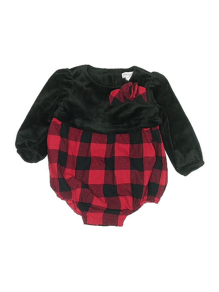 Pre-owned Tommy Bahama Babies' Long Sleeve Onesie In Red