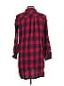 Motherhood 100% Cotton Checkered-gingham Red 3/4 Sleeve Top Size L - photo 2