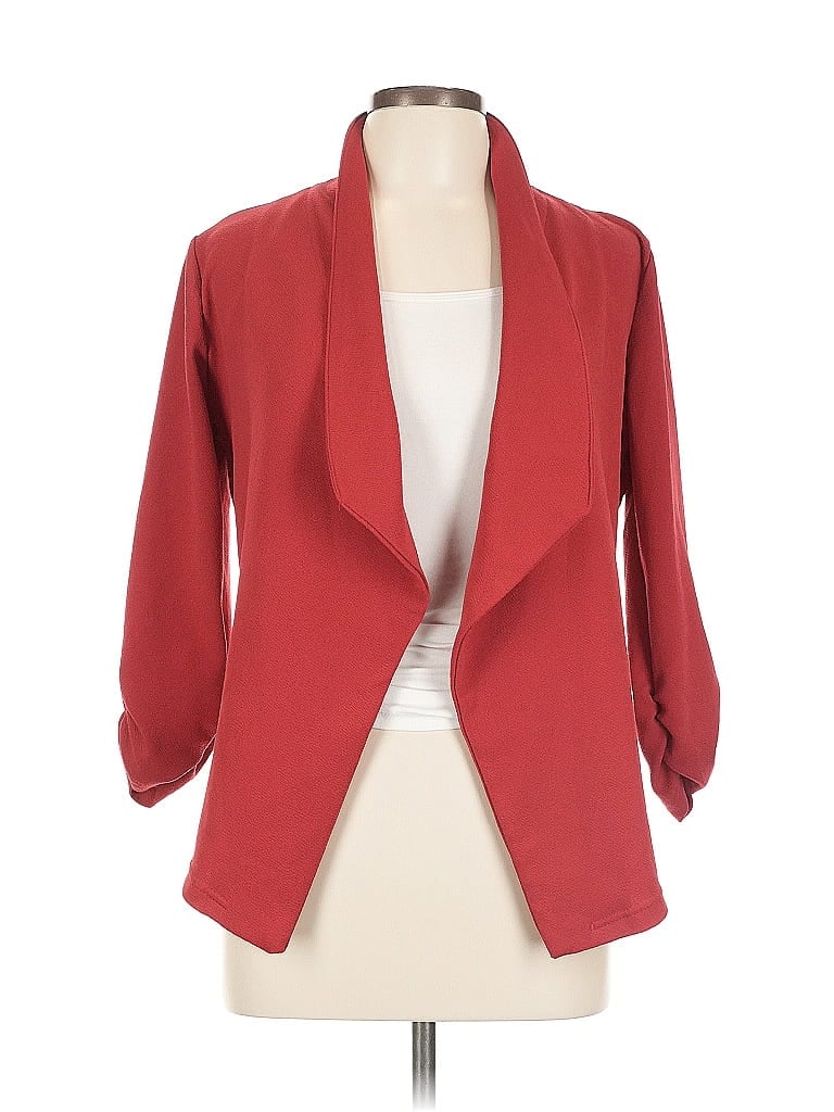 DOUBLJU Pre-owned Blazer Jacket In Red