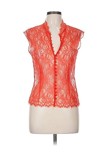 Moda International Sleeveless Button-Down Shirt (view 1)