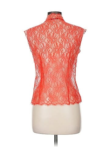 Moda International Sleeveless Button-Down Shirt (view 2)