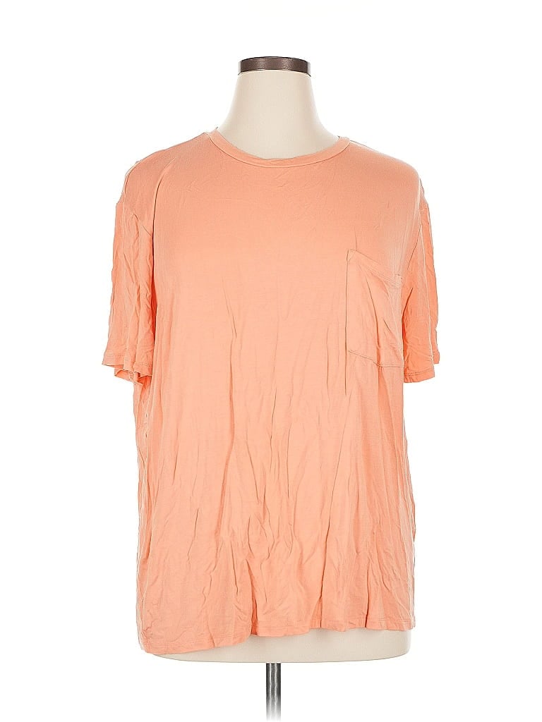 AMERICAN TALL Pre-owned Short Sleeve T-shirt In Orange