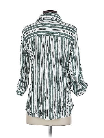 Fortune + Ivy 3/4 Sleeve Button-Down Shirt (view 2)