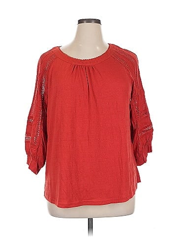 Skies Are Blue 3/4 Sleeve Blouse (view 1)