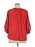 Skies Are Blue Red 3/4 Sleeve Blouse Size XL (petite) - photo 2