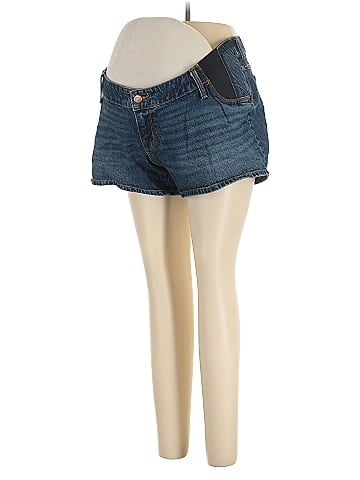 Isabel Maternity Denim Shorts (view 1)