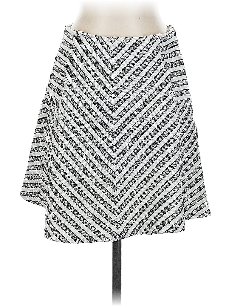 Pre-owned Ann Taylor Loft Casual Skirt In Gray