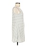 LOGO by Lori Goldstein Stripes White Casual Dress Size M - photo 3