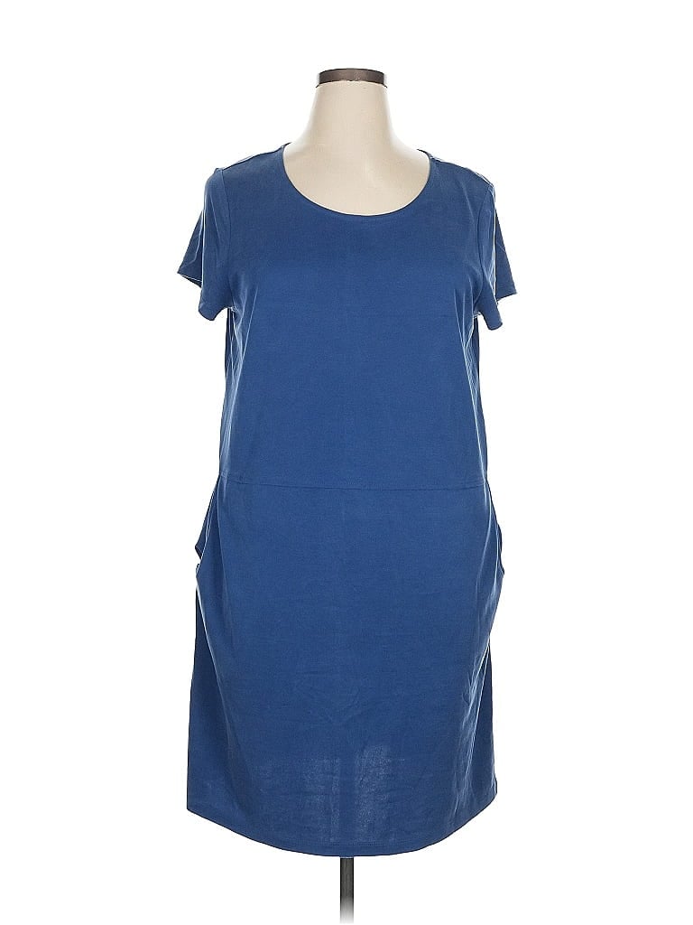 Pre-owned Tahari Casual Dress In Blue