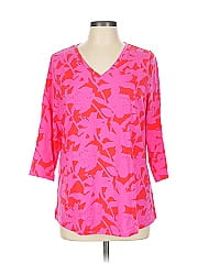 Belle By Kim Gravel 3/4 Sleeve T Shirt