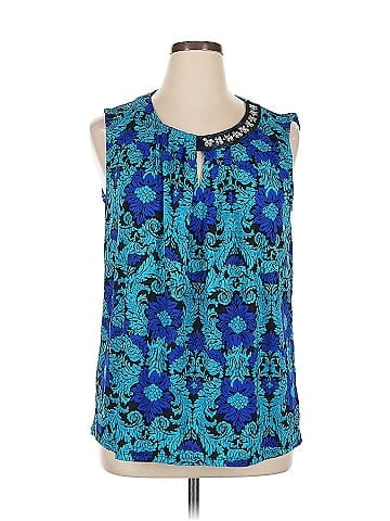 Roz & Ali Sleeveless Blouse (view 1)