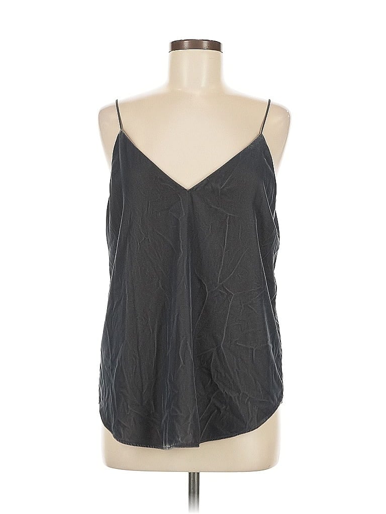 Pre-owned Express Sleeveless Blouse In Gray