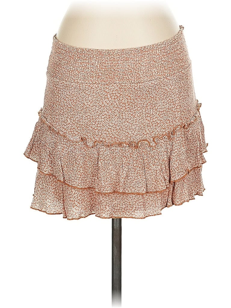 Pre-owned Altar'd State Casual Skirt In Brown