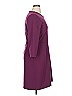 Of Mercer Solid Burgundy Casual Dress Size 14 - photo 3