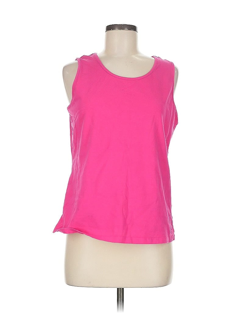 Pre-owned D&co. Sleeveless T-shirt In Pink