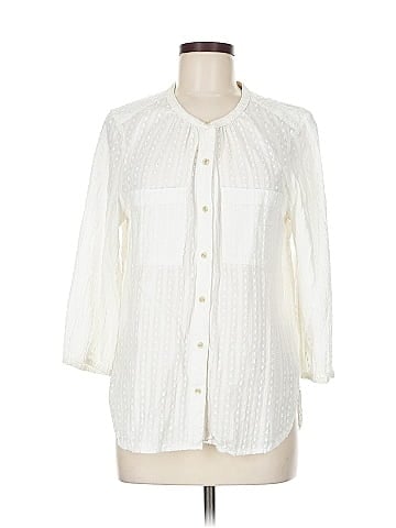 Akemi + Kin 3/4 Sleeve Button-Down Shirt (view 1)