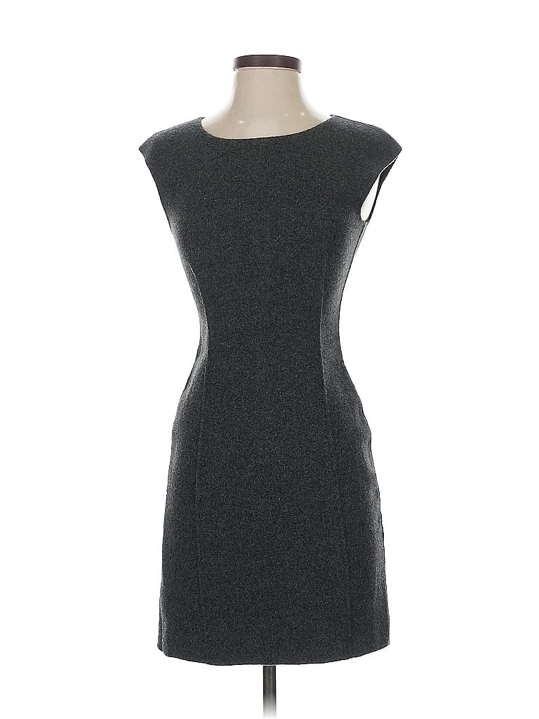 Pre-owned Theory Cocktail Dress In Gray