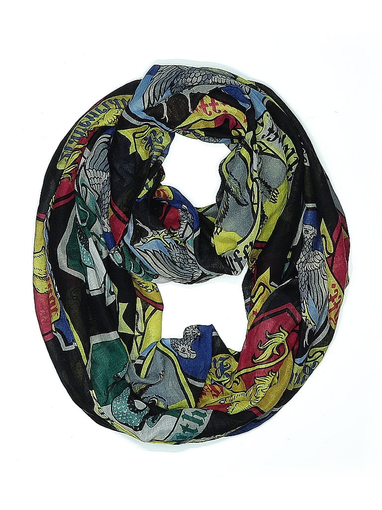 Harry Potter 100% Polyester Black Yellow Scarf One size - photo 1