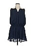 Likely 100% Polyester Solid Blue Casual Dress Size 6 - photo 1