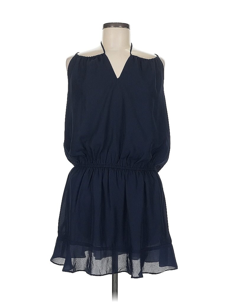 Likely 100% Polyester Solid Blue Casual Dress Size 6 - photo 1