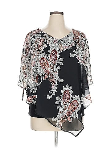 Roz & Ali Short Sleeve Blouse (view 1)