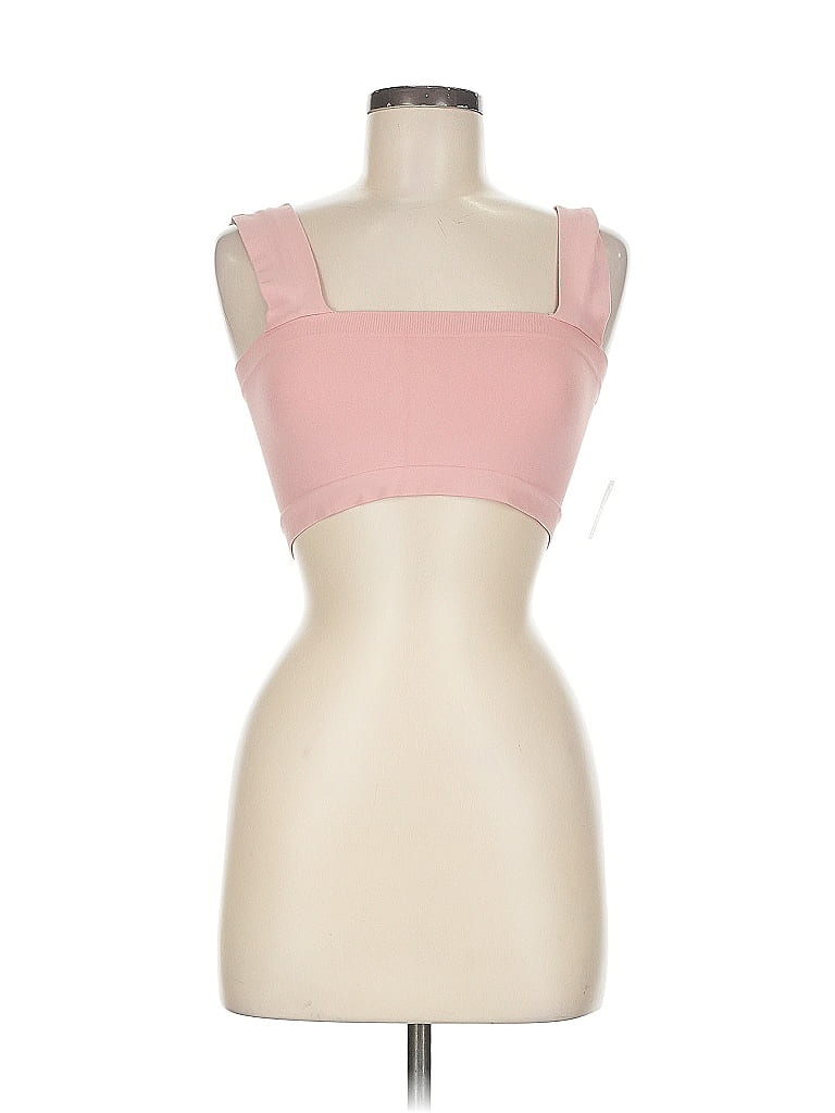 Urban Outfitters Tank Top Pink Strapless Neckline Tops In Pink