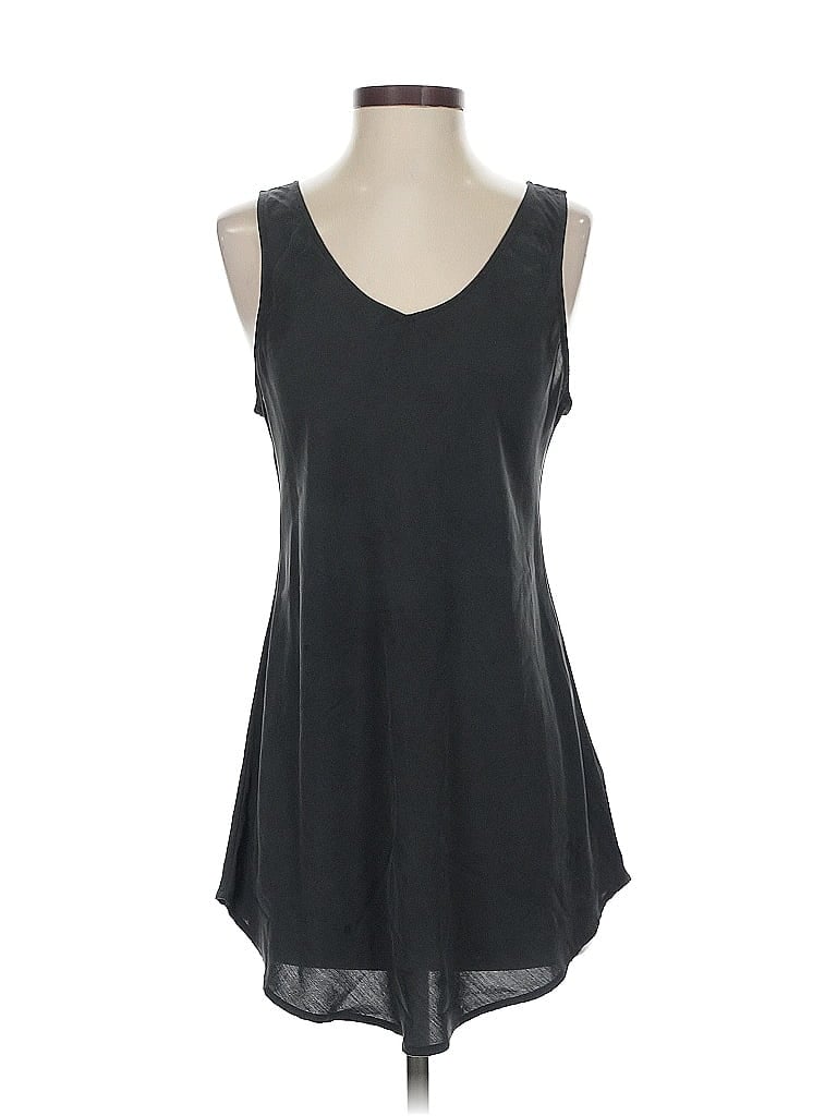 Pre-owned Soft Surroundings Sleeveless Top Black Scoop Neck Tops