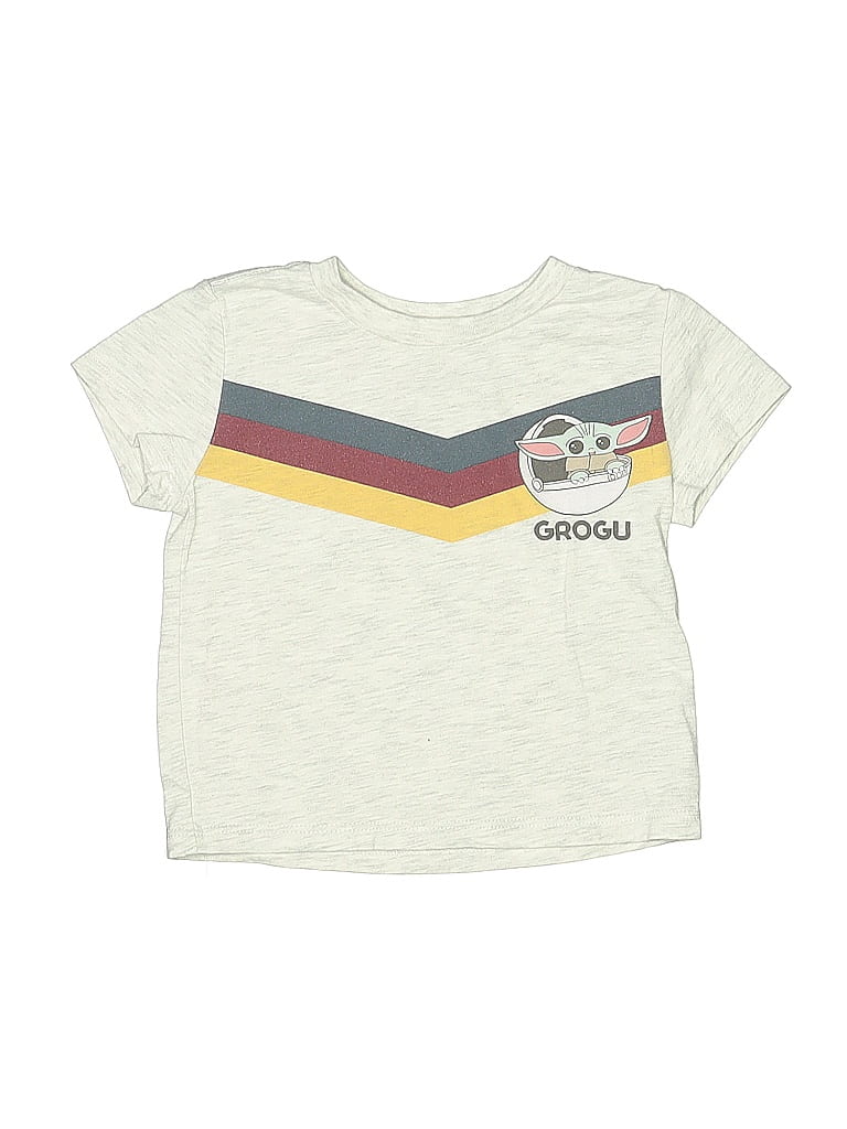 Star Wars Ivory Gray Short Sleeve T-Shirt 9-12 MO / 12 MO - photo 1